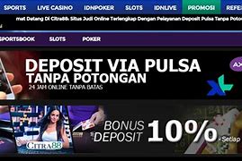 Deposit Tanpa Potongan Pulsa Slot